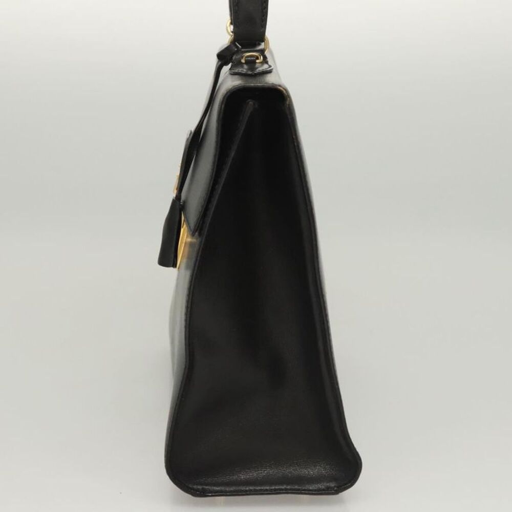 Prada Black Leather Handbag (Pre-Owned) - Picture 3 of 16
